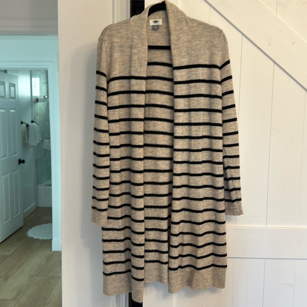 Striped cardigan